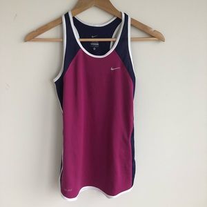 Nike Dri-Fit Pink & Purple Tank Top Size XS